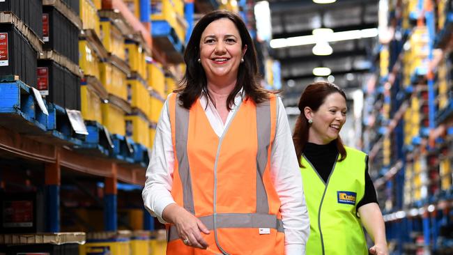 Premier Annastacia Palaszczuk with Member for Mount Ommaney Jess Pugh