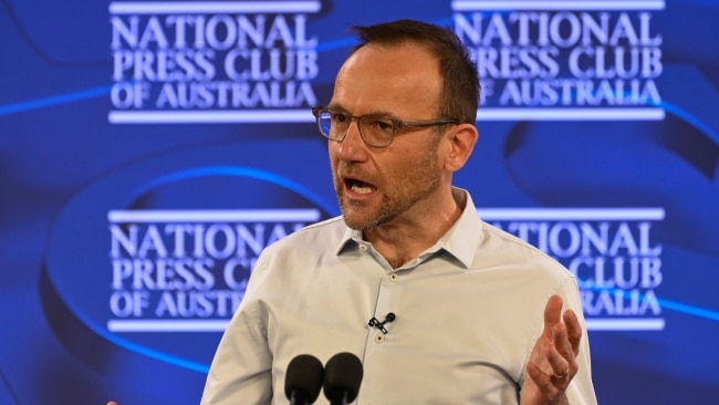 Adam Bandt has warned Australia has a “lot to lose” if tensions between China and the United States fail to simmer down. Picture: Martin Ollman