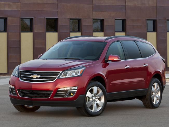 General Motors recalled almost one million SUVs which contained the defective airbag inflator, including the Chevrolet Traverse that was involved in four incidents. Picture: Supplied