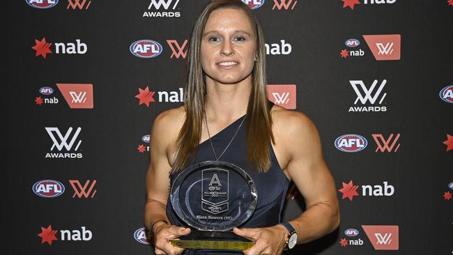 Kiara Bowers after being named in All-Australian team. Picture: Getty Images