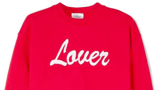 Double Trouble Gang Lover embroidered sweatshirt www.net-a-porter.com $145 Supplied