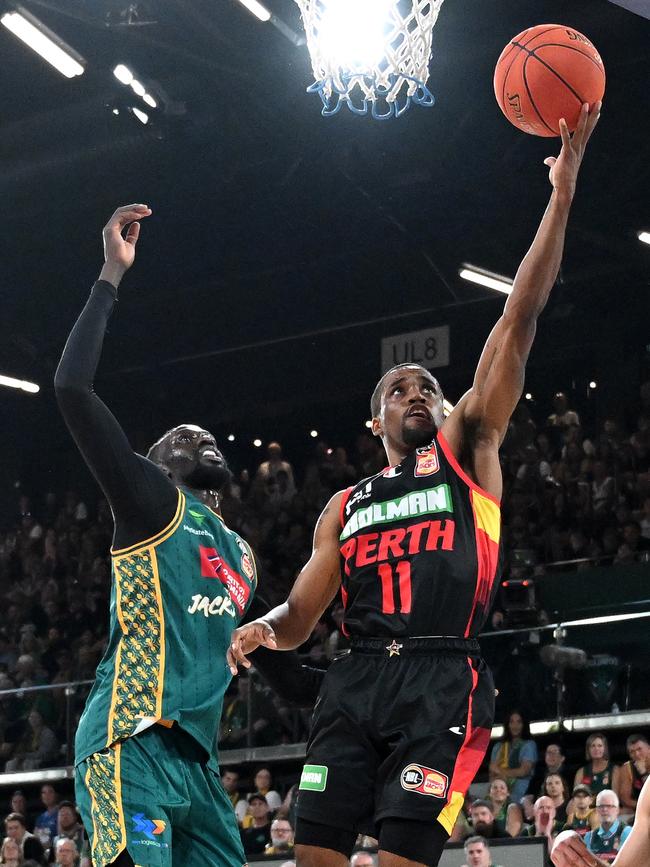 Bryce Cotton rebounded from a quiet game one, but his efforts weren’t enough. Picture: Steve Bell/Getty Images