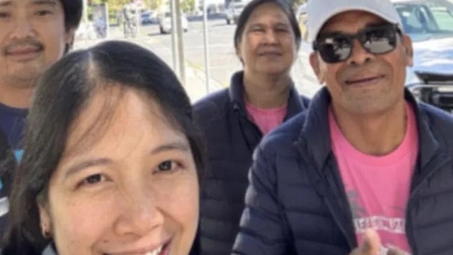 Mary Joy Estrada De La Cruz, husband Edgar De La Cruz Jr and Mary's parents were involved in a tragic accident that left the pregnant Mary dead. Photo: GoFundMe