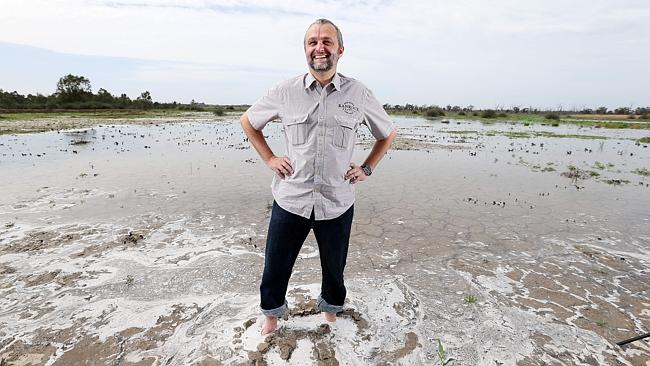 Chrisophe Tourenq, the wetlands manager at the Banrock Station wetlands. Picture: Simon Cross