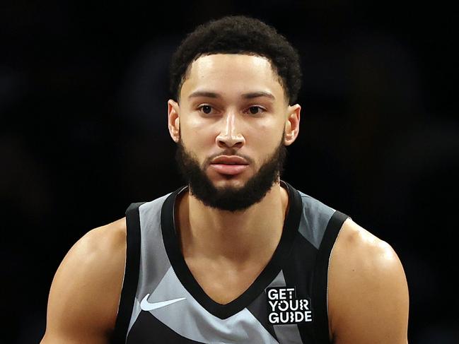 NEW YORK, NEW YORK - DECEMBER 04: Ben Simmons #10 of the Brooklyn Nets dribbles during the second half against the Indiana Pacers at Barclays Center on December 04, 2024 in the Brooklyn borough of New York City. The Nets won 99-90. NOTE TO USER: User expressly acknowledges and agrees that, by downloading and or using this photograph, User is consenting to the terms and conditions of the Getty Images License Agreement. (Photo by Sarah Stier/Getty Images)