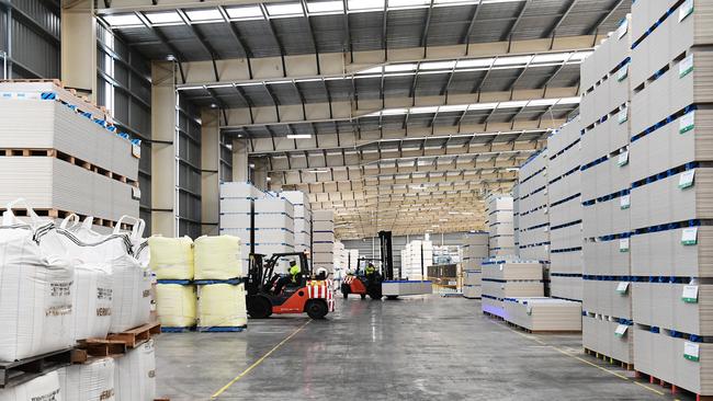 The Knauf plasterboard factory at the Port of Bundaberg.