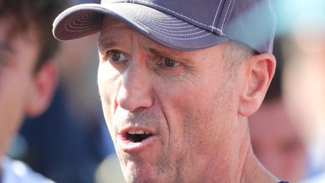 GFL Football St Albans v Lara at St Albans Lara coach Brett Henderson Picture: Mark Wilson