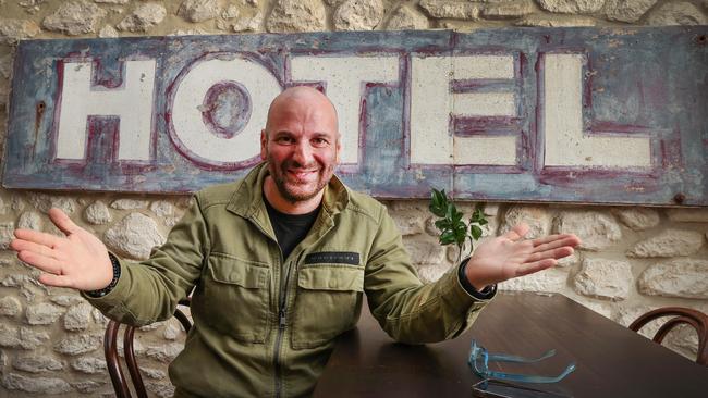 George Calombaris has reinvented himself and found life meaning on Victoria’s Mornington Peninsula, after several rocky years. Picture: David Caird