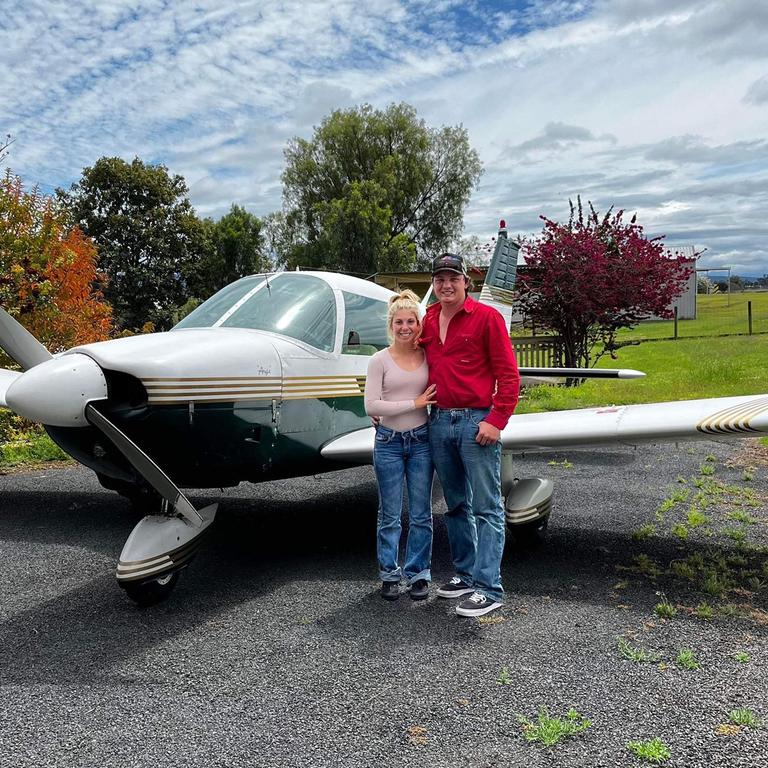 The pair were expecting their little girl in June. Picture: Facebook