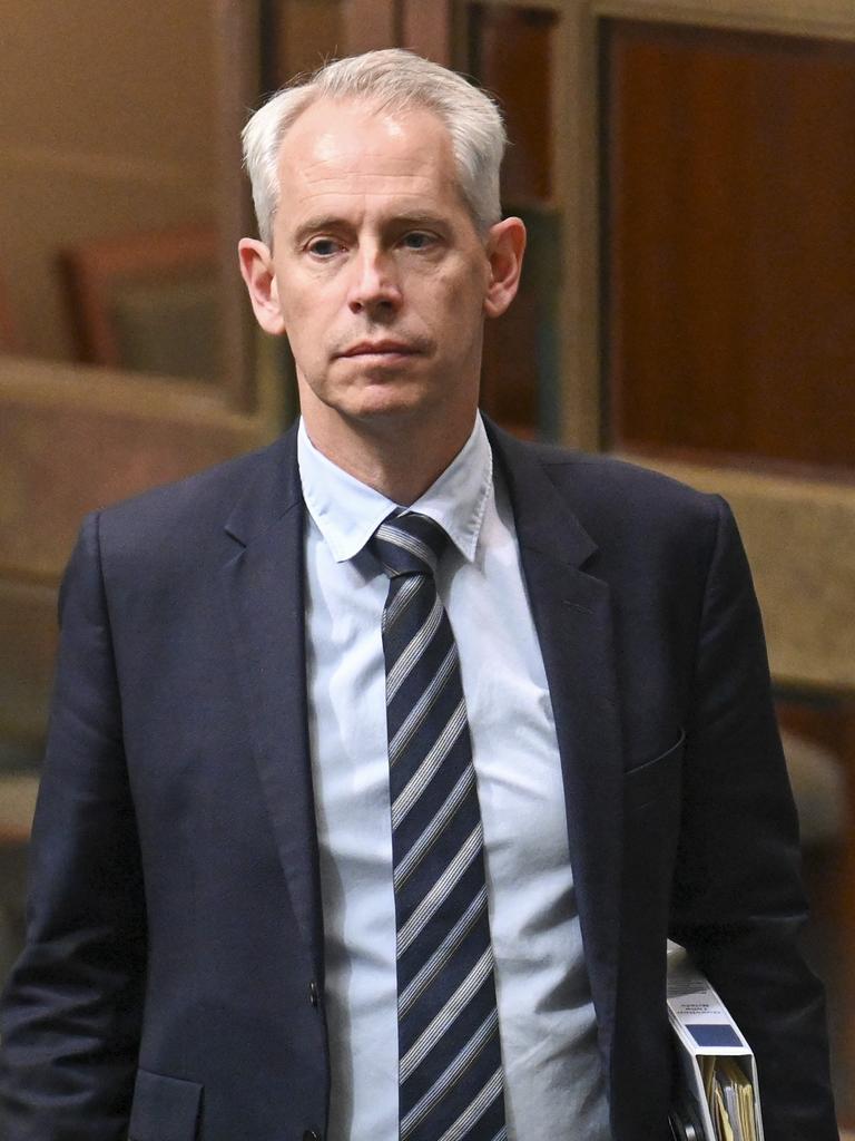 The move could clear the way for a wider reshuffle to remove Immigration Minister Andrew Giles from the portfolio. Picture: NewsWire / Martin Ollman