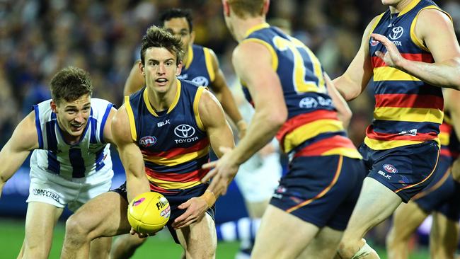 The Crows underestimated the potential of Jarryd Lyons. Picture: Tom Huntley.