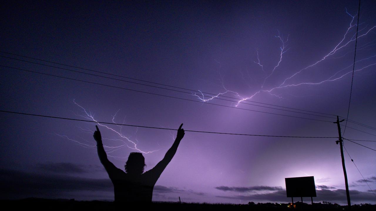 Photographer and Mackay resident Marty Strecker took these amazing shots of the lightning over the city last night. Images by Marty Strecker. MUST CREDIT