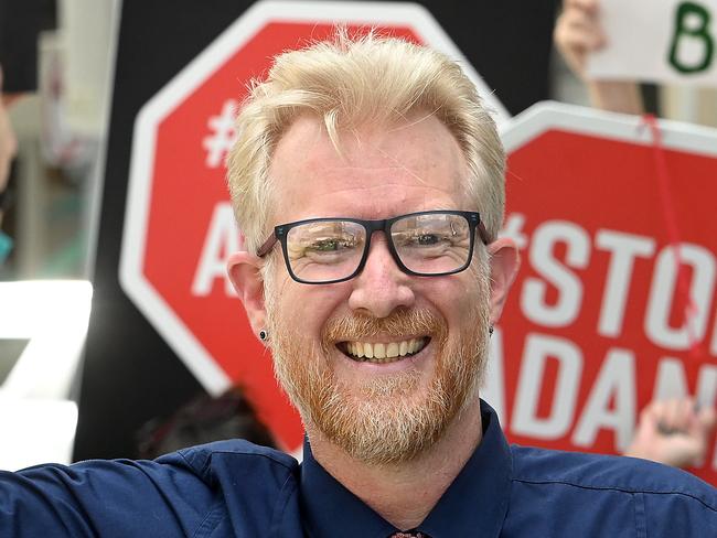 BRISBANE, AUSTRALIA - NewsWire Photos DECEMBER 6, 2024: , Ben Pennings outside Brisbane Supreme court after the hearing of  ADANI MINING PTY LTD Vs PENNINGS, Picture: NewsWire / John Gass