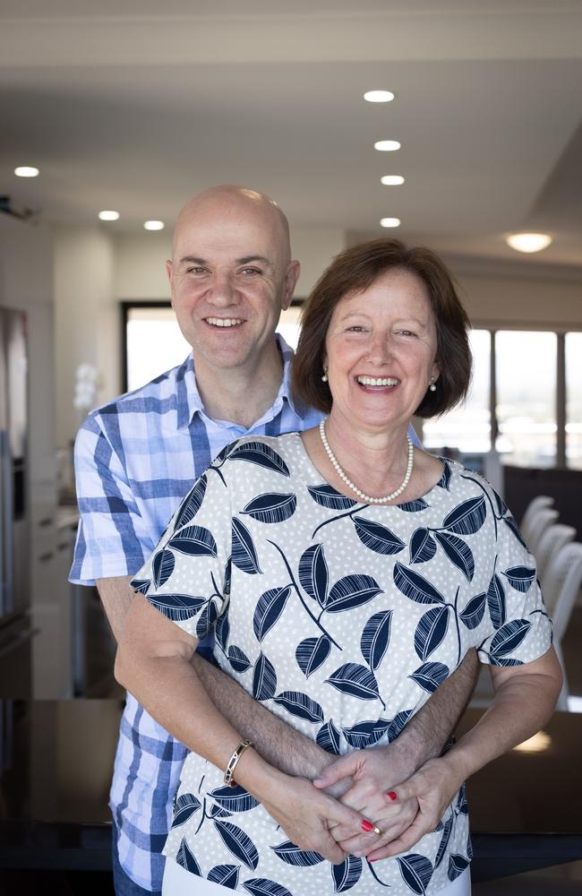 Dr John Gerrard with his wife, Assistant Professor Anthea Gerrard. Picture: David Kelly