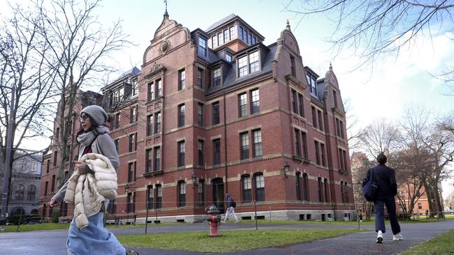 Harvard has been accused of collaborating with the Chinese Communist Party. Picture; AFP.