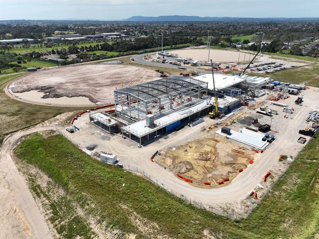 Hawthorn football club’s new Kennedy centre training precinct under construction. Picture: Supplied