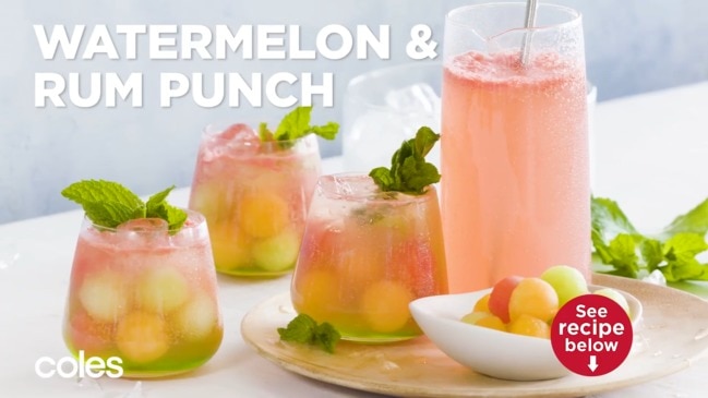 How to make watermelon and rum punch