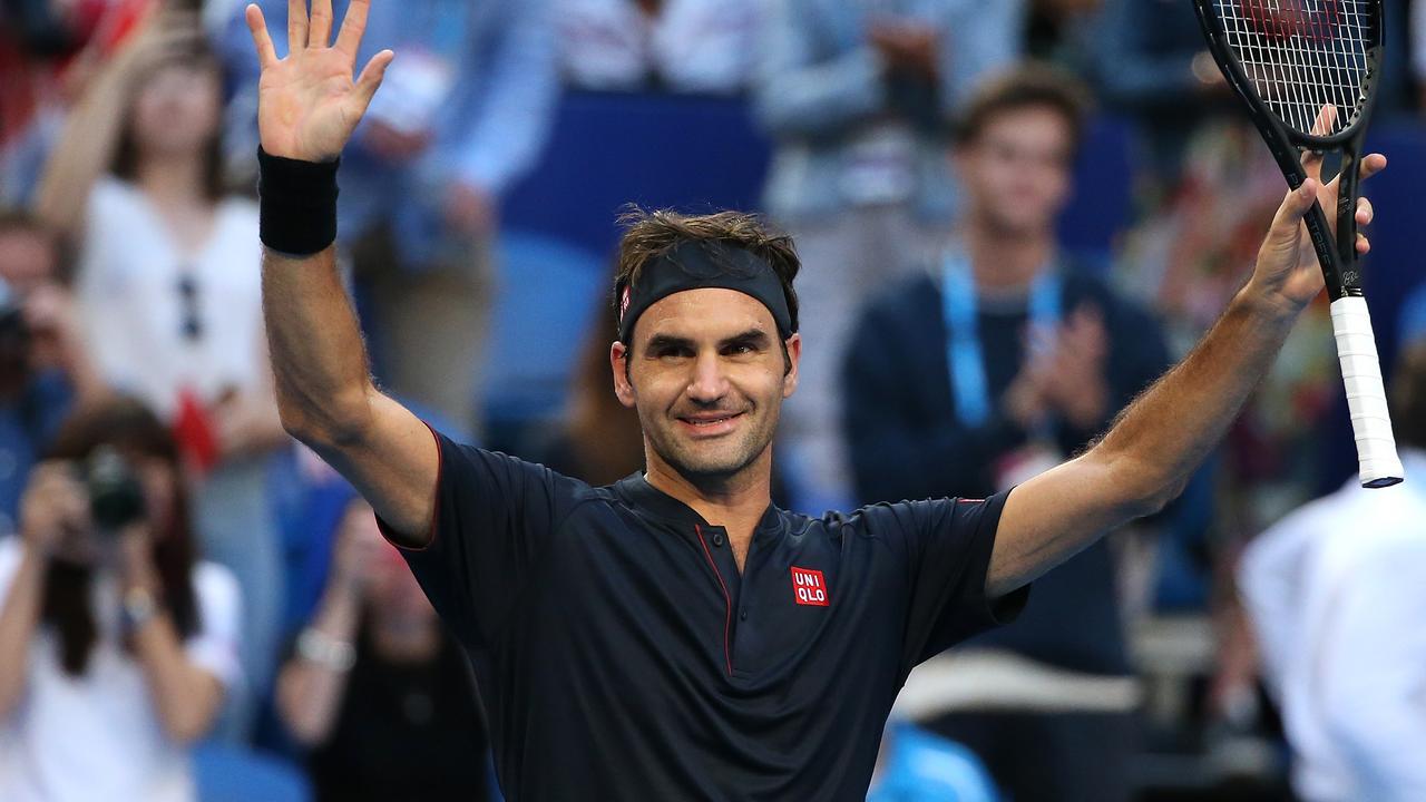 Roger Federer wins in Hopman Cup opener. 