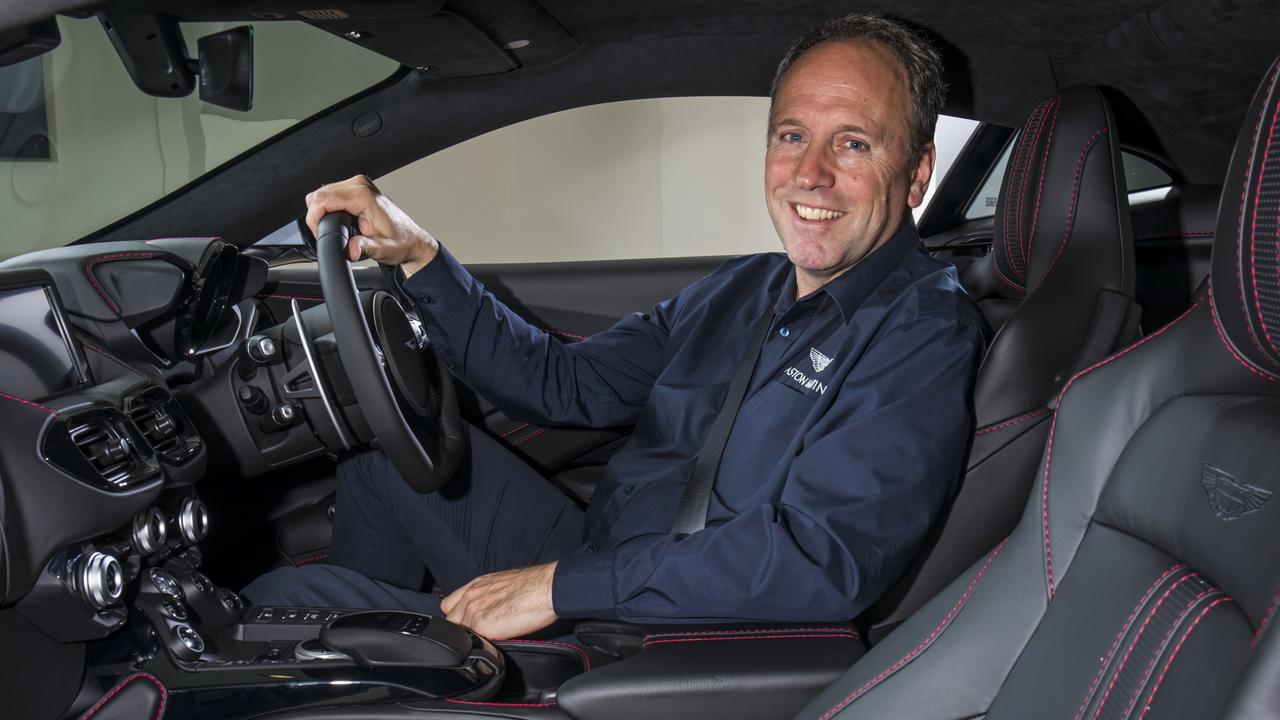 Aston Martin driving instructor Steve Tomkins.