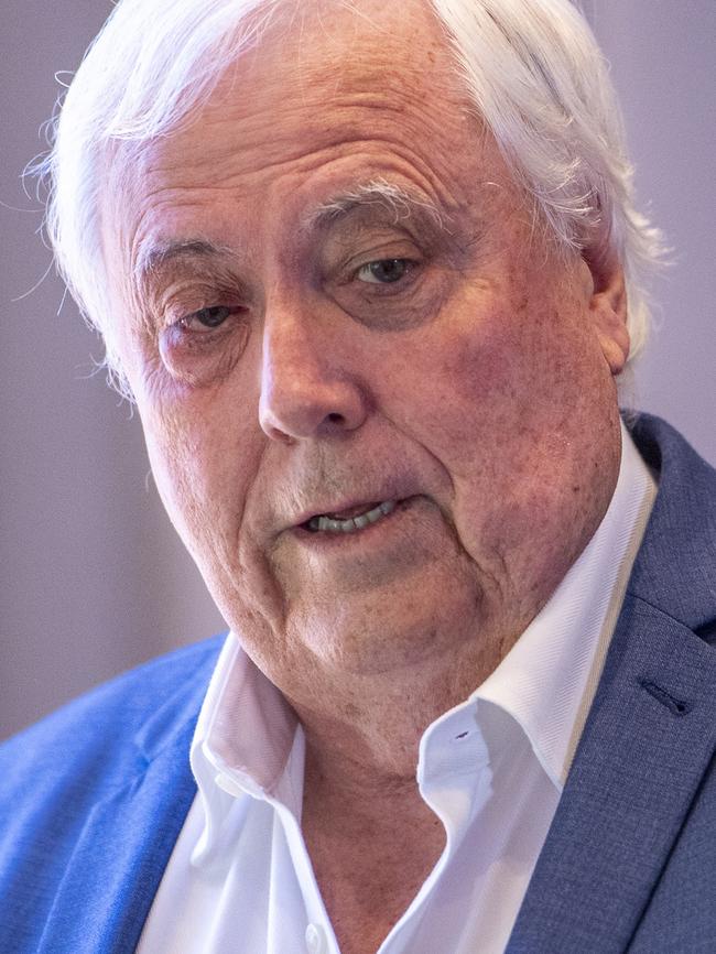 Clive Palmer. Picture: NewsWire / Jeremy Piper