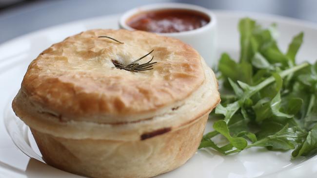 A King Island lamb and rosemary pie from Jackman &amp; McRoss. Picture: LUKE BOWDEN