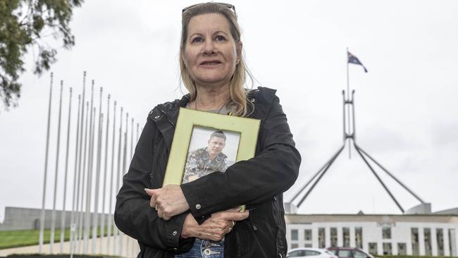 Julie-Ann Finney, who crusaded for a royal commission into veteran suicides, will seeka Senate seat. Picture: NCA NewsWire / Gary Ramage