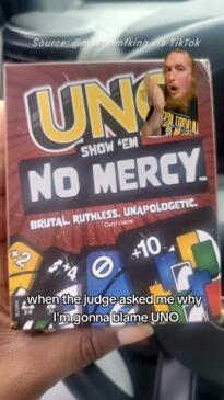 Uno No Mercy edition. VIOLENCE! 