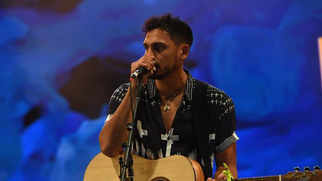 Marlon X Rulla perform at the 2022 National Indigenous Music Awards. Picture: (A)manda Parkinson