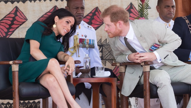 The Duke and Duchess of Sussex visited Fiji and Australia on a royal tour in 2018. Picture: Getty