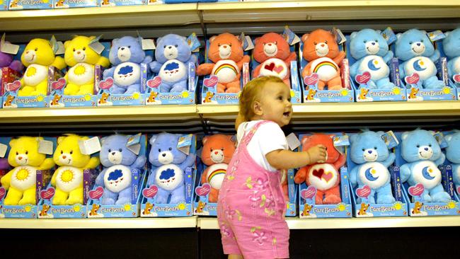 Care Bears used to line the shelves at toy stores across Melbourne.