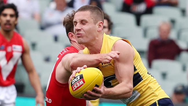 Woodville West Torrens’ James Tsitas. Picture: Sarah Reed