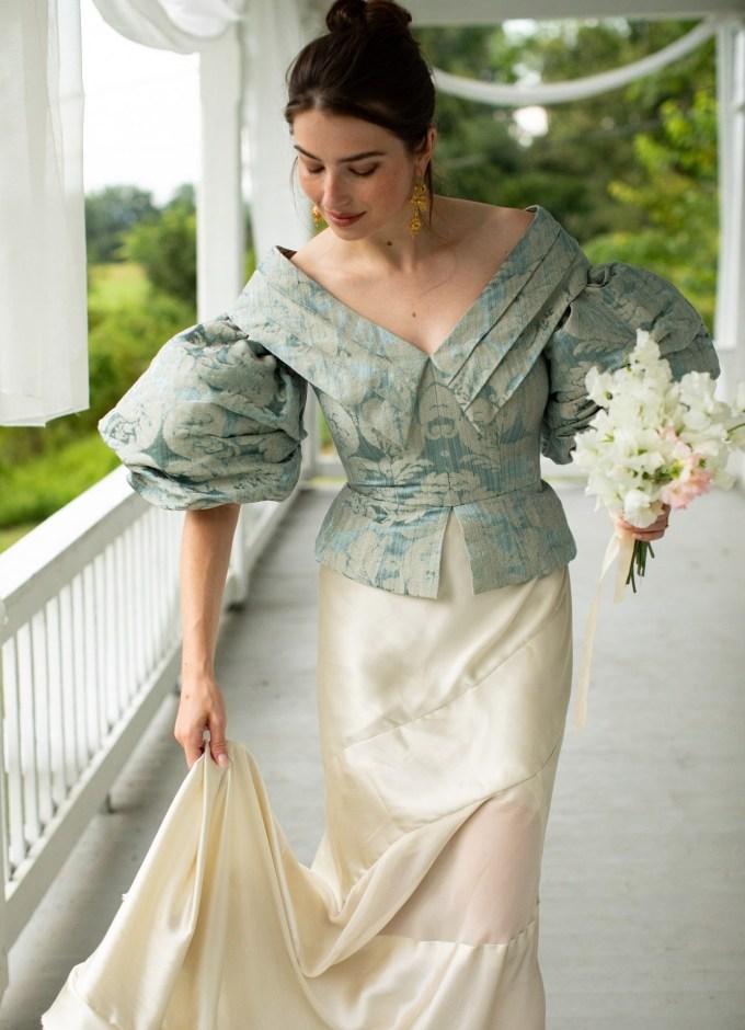 This Ballerina Bride Wore An 18th-Century-Style Corset For Her “Enchanted  Forest” Wedding - Vogue Australia