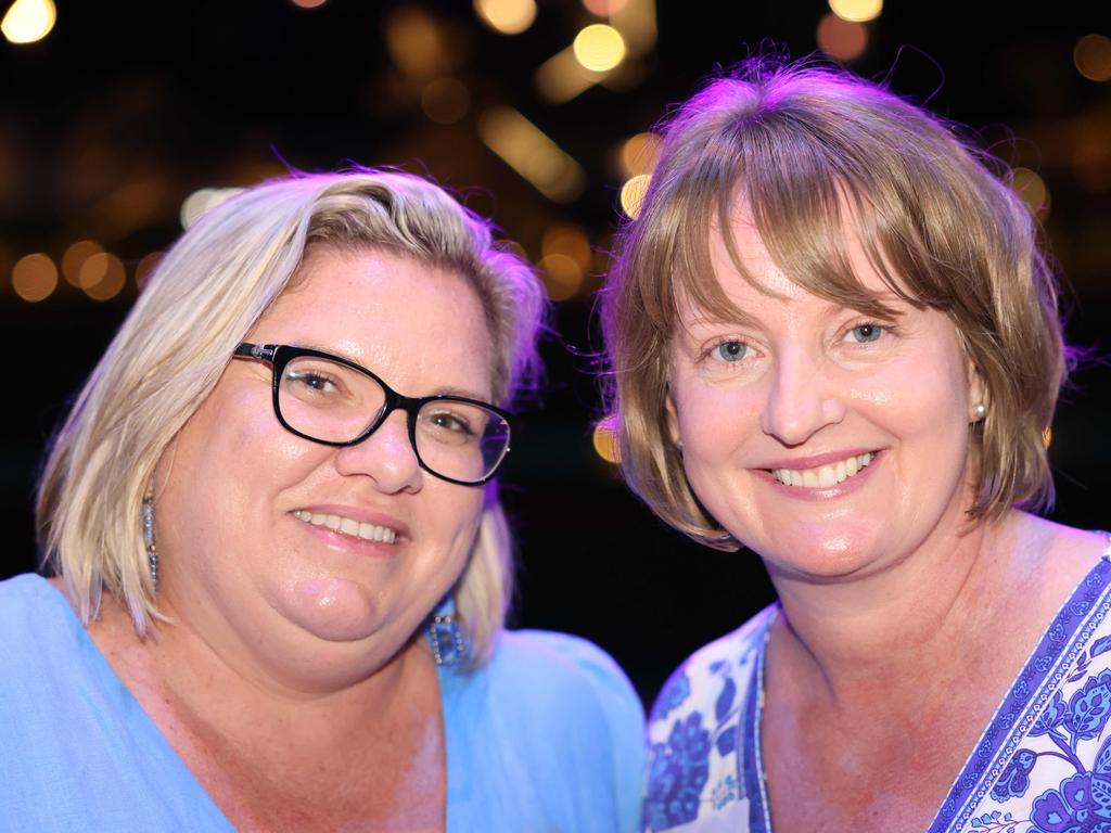 Melissa Brown and Jen Hutchings at the Perry Cross Spinal Research Foundation celebration at HOTA. Picture, Portia Large.