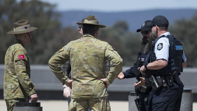 People wishing to see the King and Queen have been advised to leave plenty of time for travel to account for street closures. Picture: NewsWire / Martin Ollman