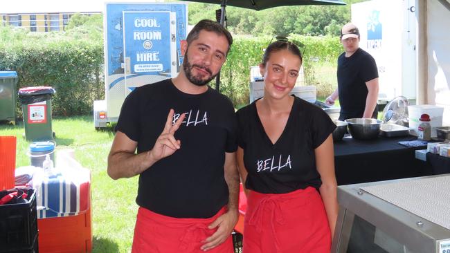 Staff at Bella at the 2025 Darwin Italian Festival. Picture: Aden Hill