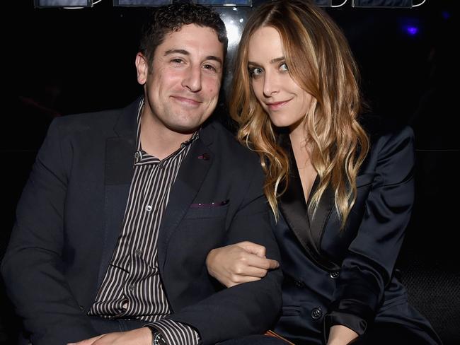 Actors Jason Biggs and wife Jenny Mollen. Picture: Michael Buckner/Getty Images for Samsung