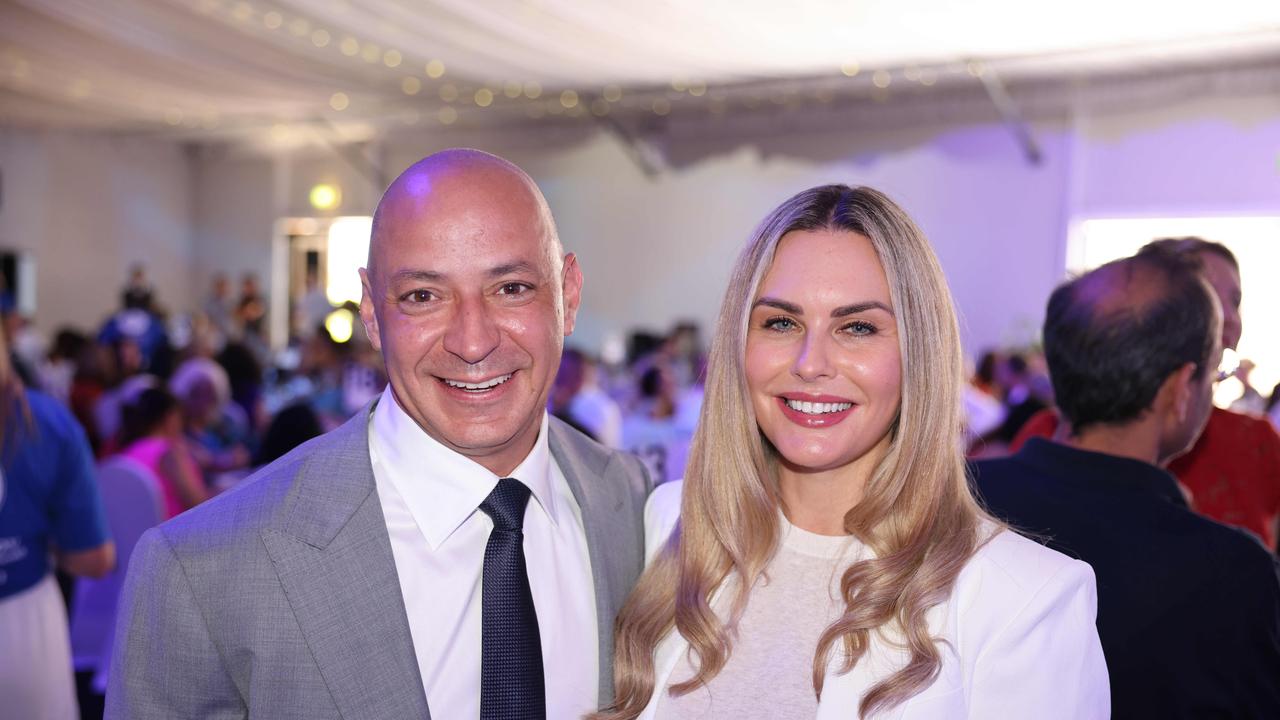 Yas Daniel Matbouly and Lauren Matbouly at The Kollosche Peoples Lunch 2023 for Serving Our People (SOP) at The Star Gold Coast. Picture: Portia Large