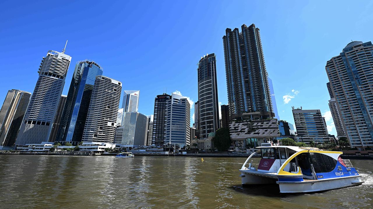 The Brisbane skyline from the Wilson Outlook and Kangaroo Point. Picture: Lyndon Mechielsen