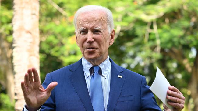 US President Joe Biden. Picture: AFP