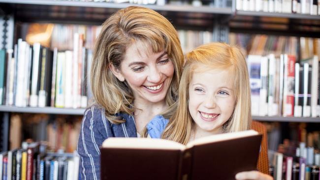 Libraries are a beautiful place to visit with children.