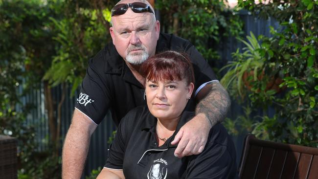 Jack’s father Brett Beasley and mother Belinda Beasley were in the Supreme Court in Brisbane on Thursday. Picture: Glenn Hampson