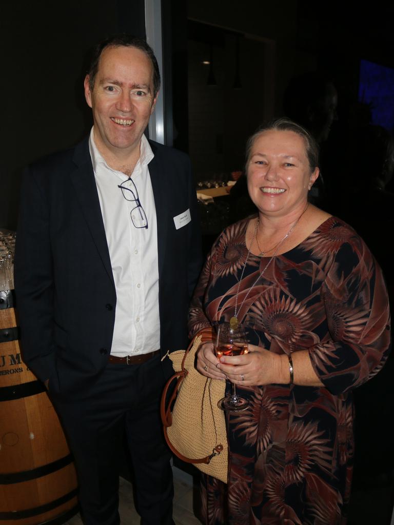 Jason Scott and Sharon Luck at the launch party for the Sunshine Coast Daily's new weekly paper. Picture: Tom Threadingham