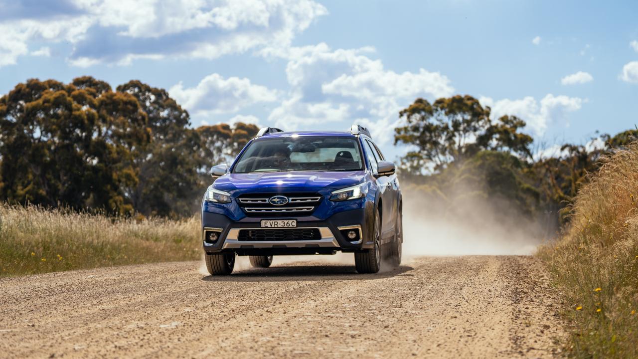 Unlike other all-wheel drive family wagons the Outback will actually handle some light off-roading.