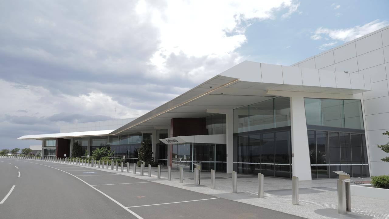 The quarantine camp was proposed to run alongside Wellcamp Airport in Toowoomba. Picture: Mark Cranitch.