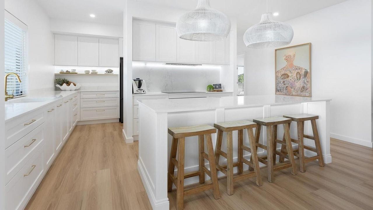 The kitchen and cabinetry was completed by Yeppoon Kitchens. Picture: Contributed