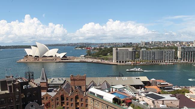 View 1: A stunning look at the Opera House from Argyle St, The Rocks.