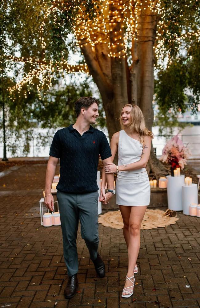 Rachel Evren and fiance Josh Kilgore. Photo: Instagram.