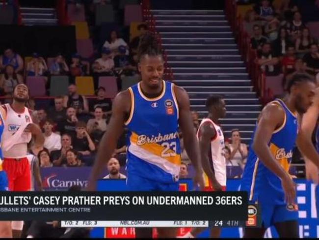 Bullets fire against 36ers in Brisbane