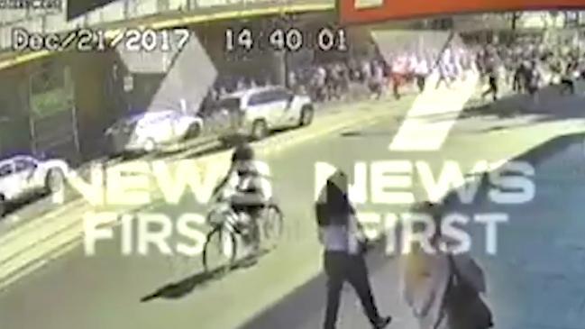 Seven News: The shocking moment a driver ploughs into a Melbourne crowd