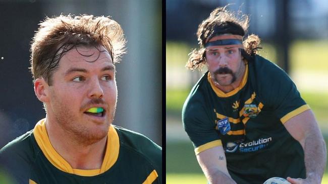 Wyong captain-coach Todd Lewis claimed the try over teammate Aaiden Wright. Picture: Paul Barkley/LookPro